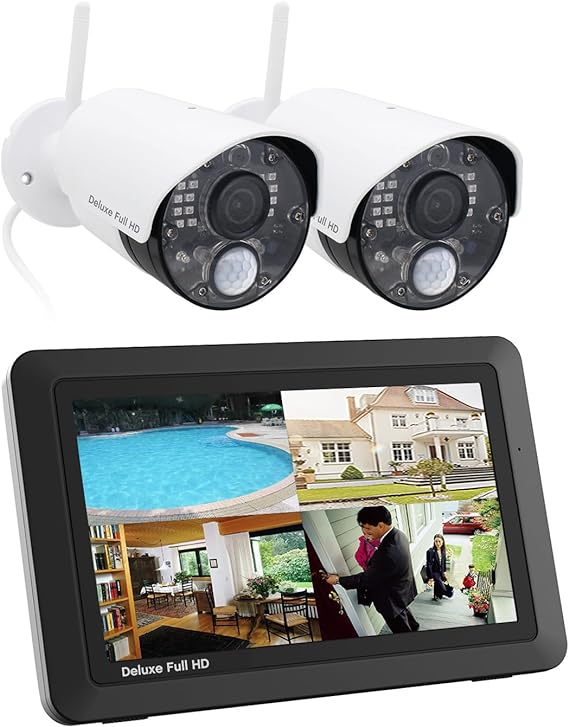 2 CAMERA DIGITAL WIRELESS HD 1080p HOME CCTV KIT WITH MOBILE ACCESS ...